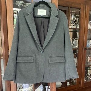 American Eagle Outfitters Gray Women's Blazer